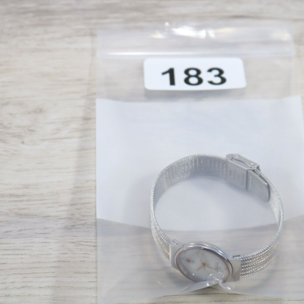 Skagen Denmark Women's Watch – Pre-Owned, New Battery, Round, Silver/White - Picture 8 of 8